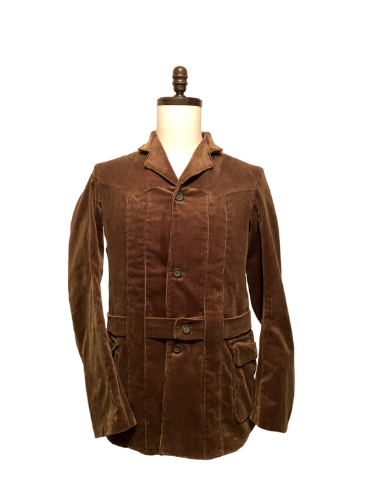 1910s 1920s Mens Corduroy Work Norfolk Suit