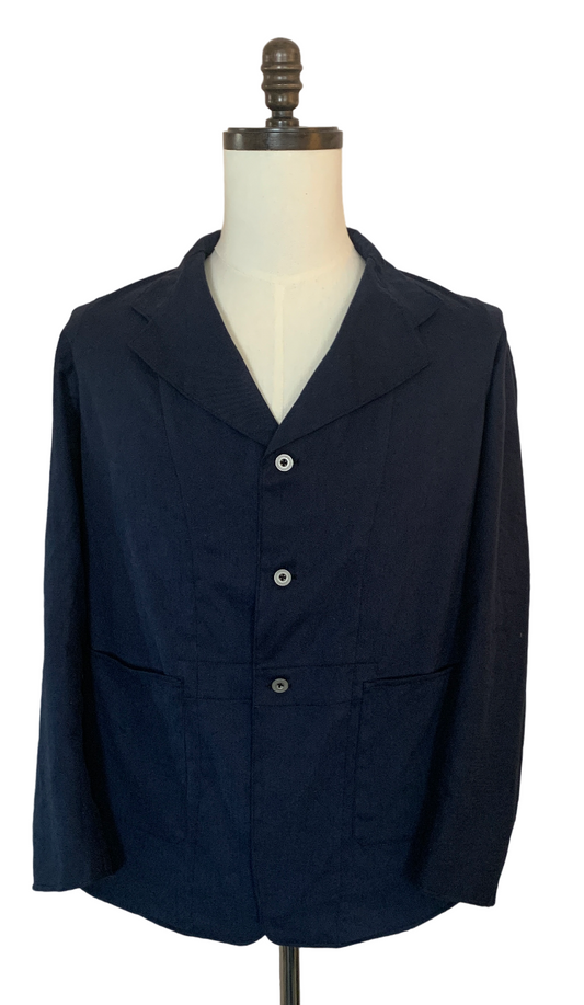 1930s British Mens Engineers Cotton Work Jacket